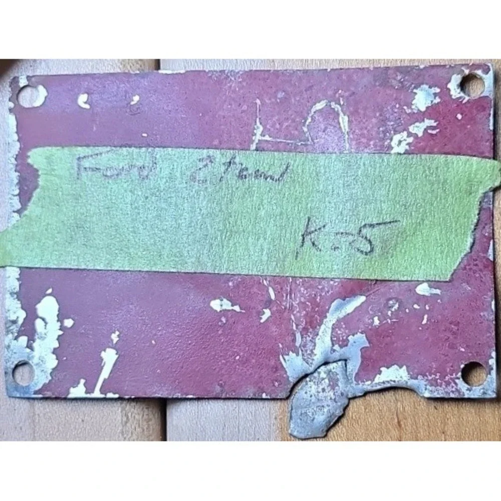 Vintage Ford Truck Data Plate